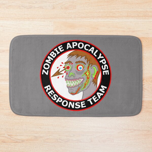 Item preview, Zombie Apocalypse Response Team Funny Cartoon designed and sold by theartofvikki.
