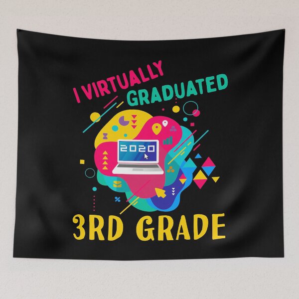 Item preview, Virtually Graduated 3RD GRADE IN 2020 designed and sold by MagicBoutique.