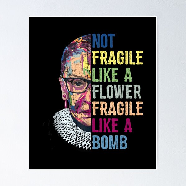 Item preview, Ruth Bader Ginsburg RBG No Fragile Like Feminist Women designed and sold by andrews93.