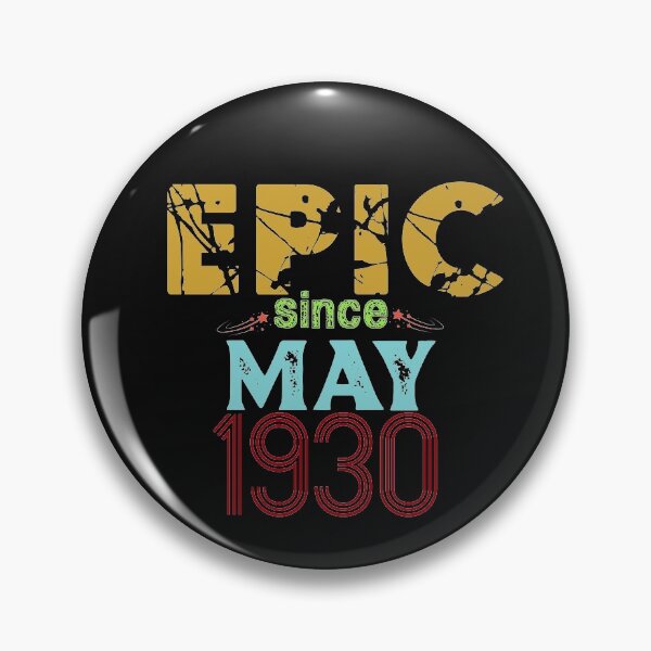 Item preview, Epic Since May 1930: Funny 90th Birthday Gift Idea designed and sold by cutitoutsir.