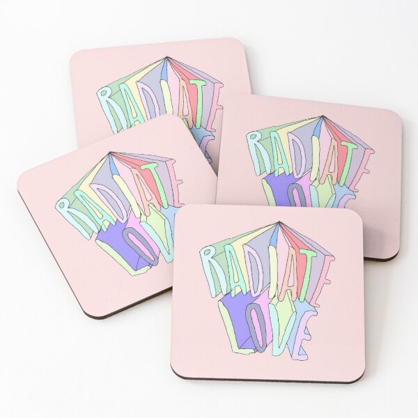 Item preview, RADIATE LOVE sticker designed and sold by lifeisgood1.