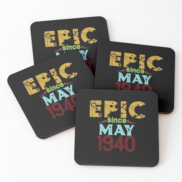 Item preview, Epic Since May 1940: Funny 80th Birthday Gift Idea designed and sold by cutitoutsir.