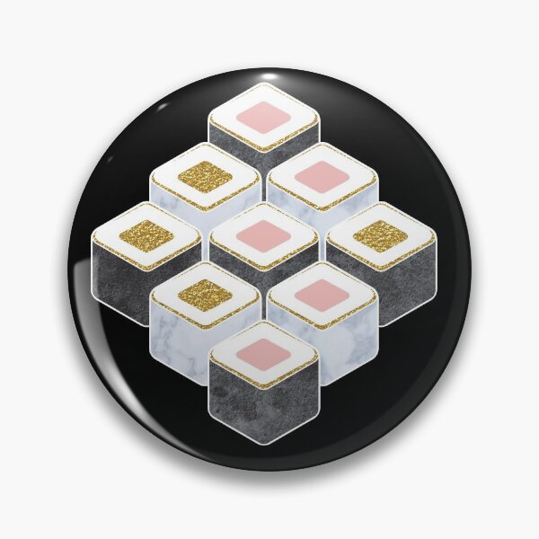 Item preview, Luxurious hexagon sushi rose designed and sold by SelmaCardoso.
