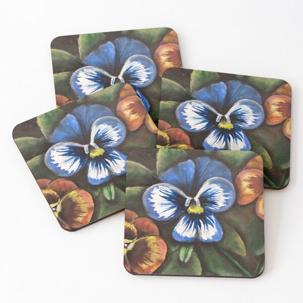 Item preview, Pansies - acrylic on canvas designed and sold by Pansymade.