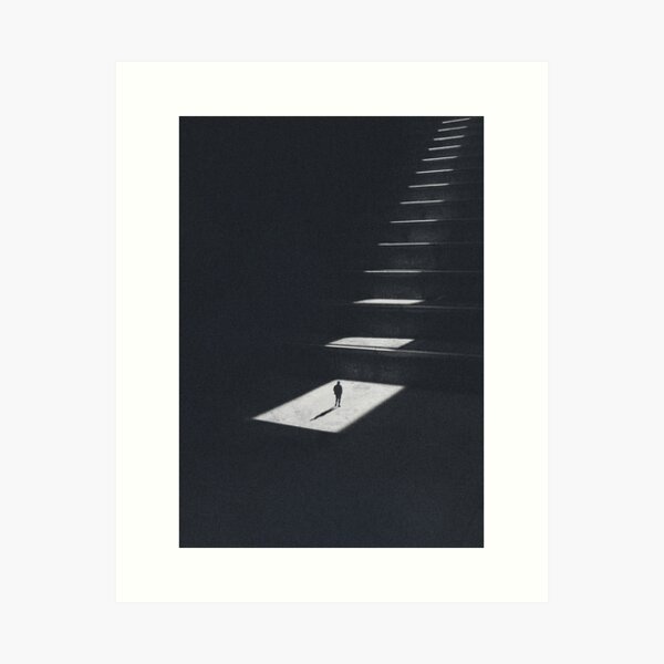 The only way is up Art Print