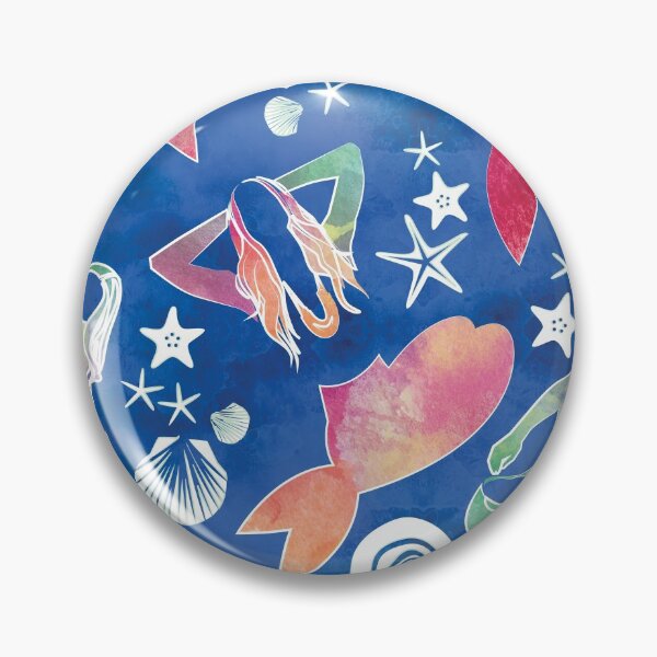 Item preview, Dreamy watercolor mermaids  designed and sold by SelmaCardoso.
