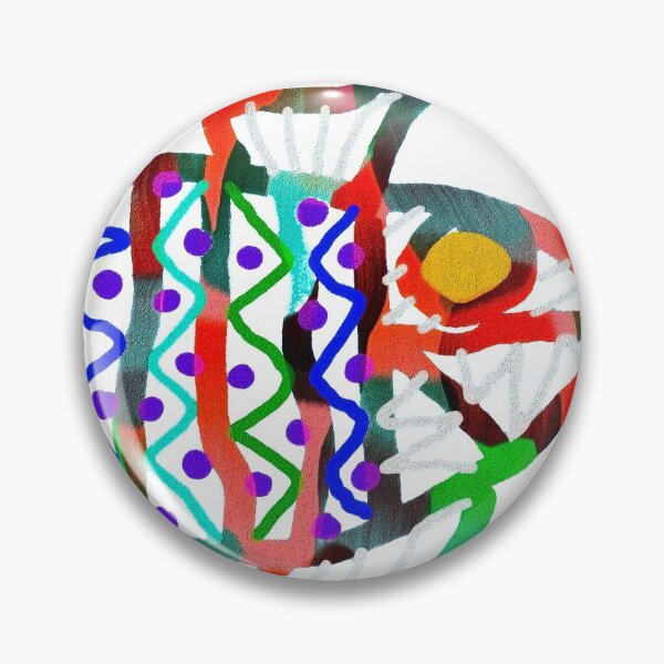 Item preview, Colorful Abstract Fish in Yellow and Black  designed and sold by ntartworks.