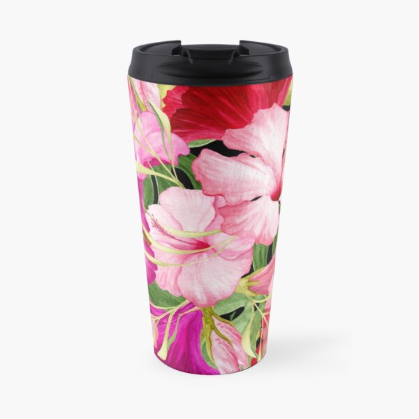 Tropical Power Flowers Travel Mug