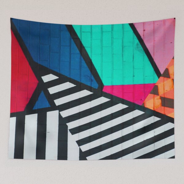 Item preview, Totally 80s Block Colors and Black and White Stripes designed and sold by mwagie.