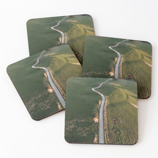 Item preview, Road in a green field as seen from above designed and sold by MarioGuti.