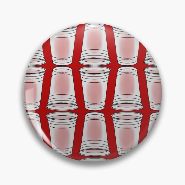 Item preview, Flip Cup Plastic Cup pattern in Red designed and sold by MelindaLedsome.