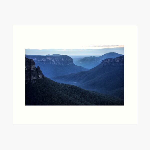 Item preview, Blue Mountains Blue - Grose Valley NSW Australia designed and sold by Bev Woodman.