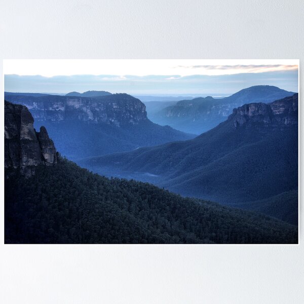 Item preview, Blue Mountains Blue - Grose Valley NSW Australia designed and sold by Bev Woodman.