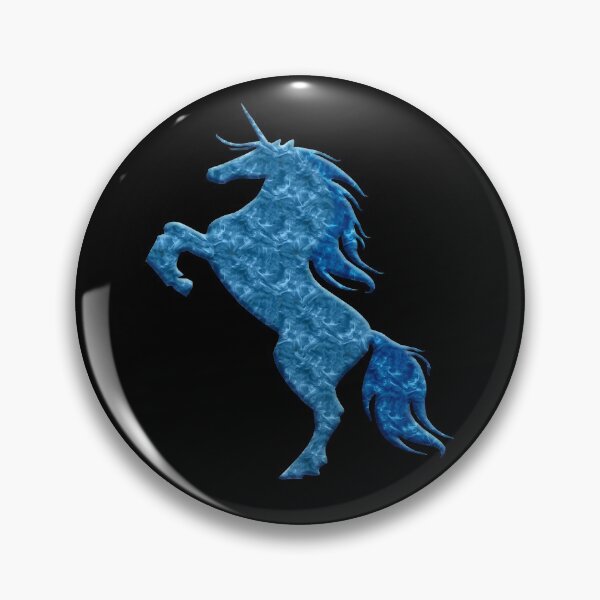 Item preview, Blue Magical Rearing Unicorn designed and sold by Atteestude.