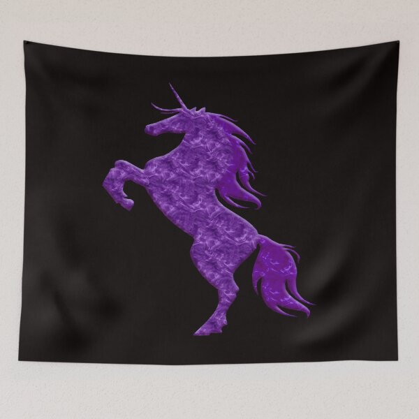 Item preview, Purple Magical Rearing Unicorn designed and sold by Atteestude.