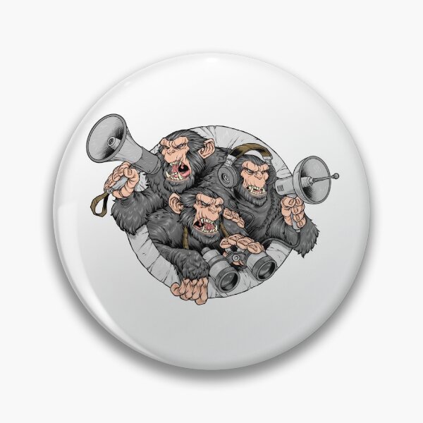 Item preview, Three wise monkeys (colorvariation) designed and sold by GS-artworks.