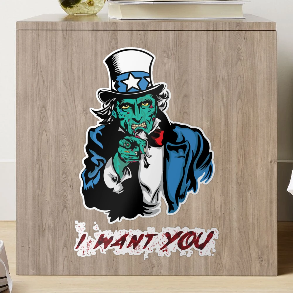 Sticker Zombie - Autocollant Zombie
