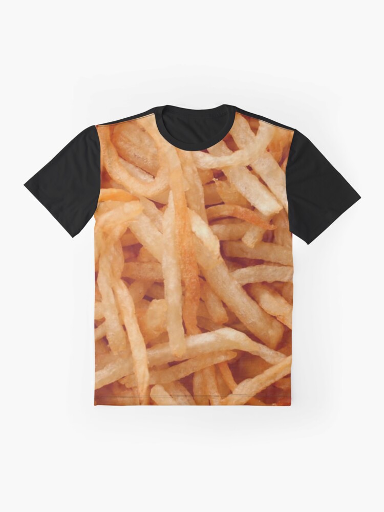 French Fries Potato Fry Graphic T Shirt