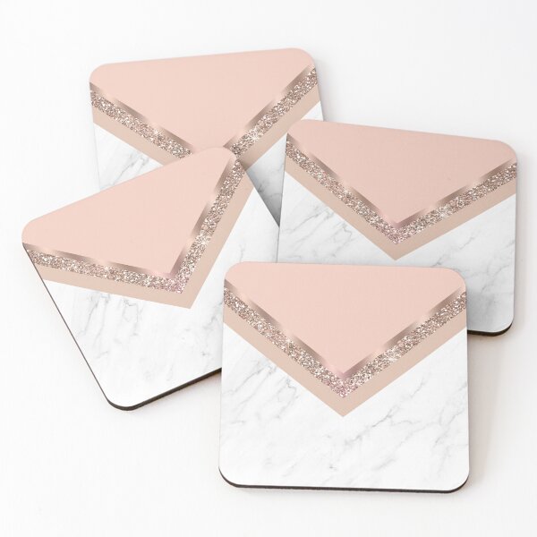 Item preview, Rose Gold and Marble Triangle designed and sold by GlowinUp Shop.