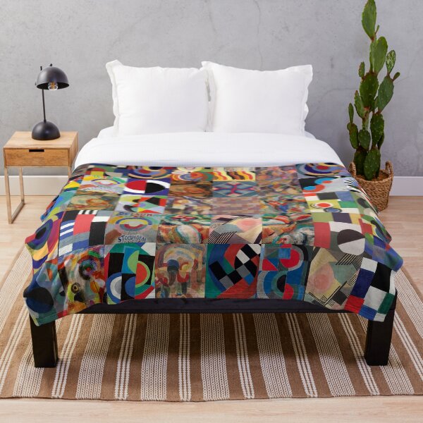 Sonia Delaunay Throw Blanket