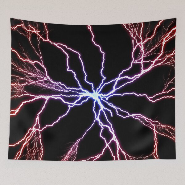 Item preview, Electrical Lightning Discharge Blue to Red designed and sold by MarkUK97.
