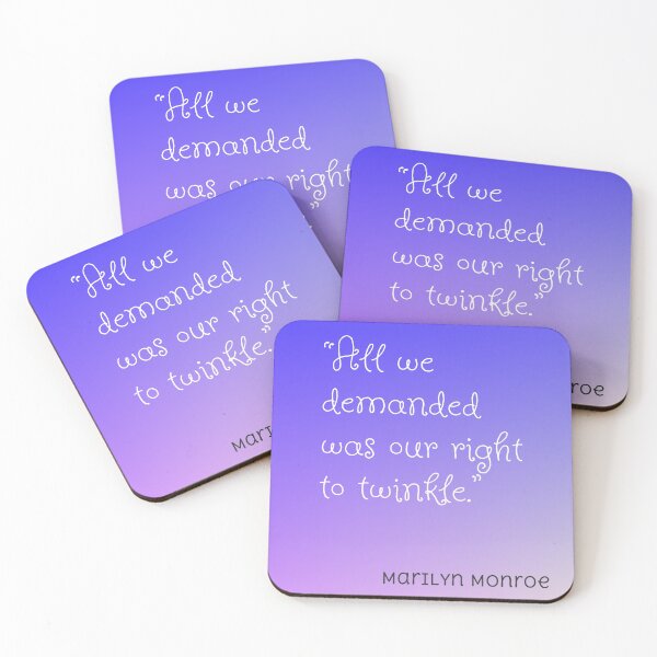 Item preview, Marilyn Monroe Quote designed and sold by KNBS.