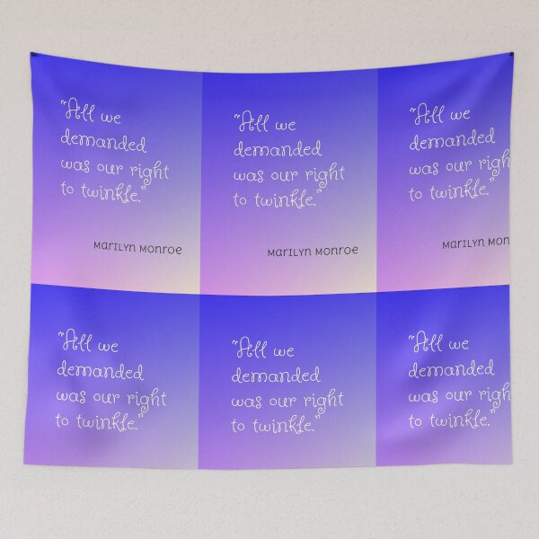 Item preview, Marilyn Monroe Quote designed and sold by KNBS.