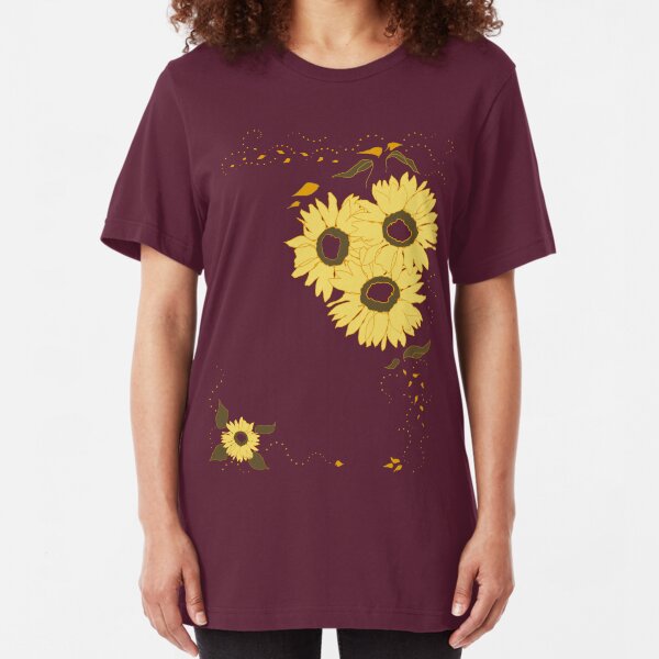Sunflowers Galore Slim Fit T-Shirt