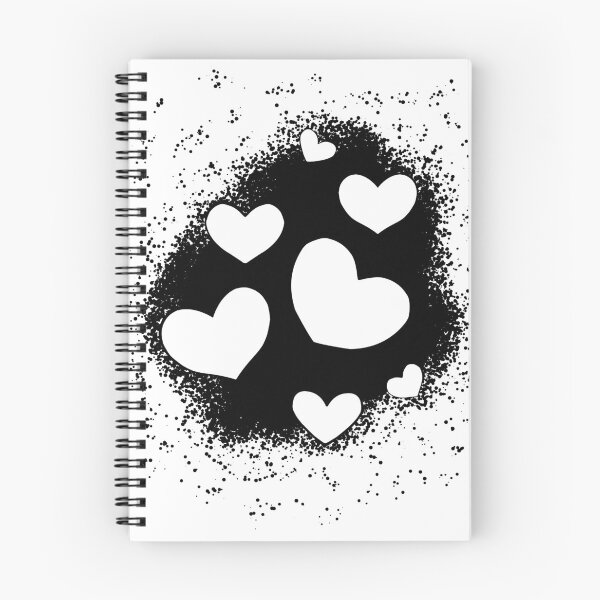 Item preview, Heart Splatter - Black designed and sold by EAguirreDraws.