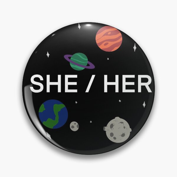 Item preview, She/Her Pronouns designed and sold by FungalTea.