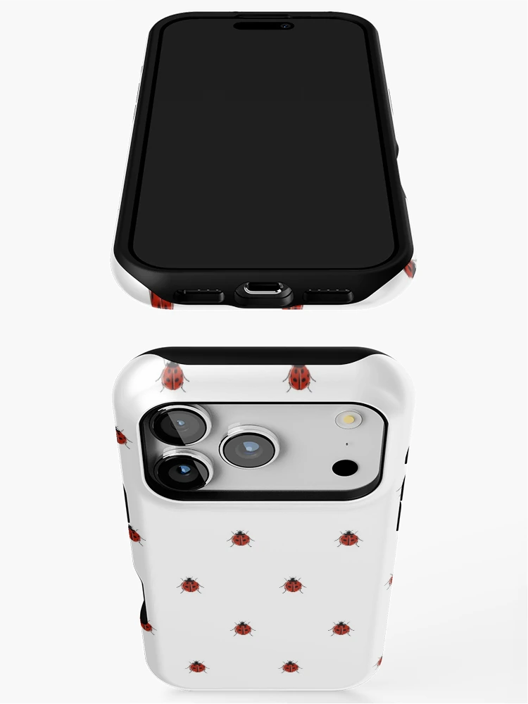 Thumbnail 3 of 4, iPhone Case, Ladybird Insect Pattern designed and sold by Adam Regester.