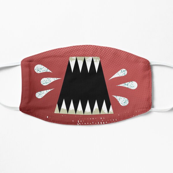Geiferndes Maul Flache Maske