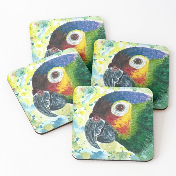 Item preview, Squawky - Florida Green Parrot designed and sold by GlennArt.