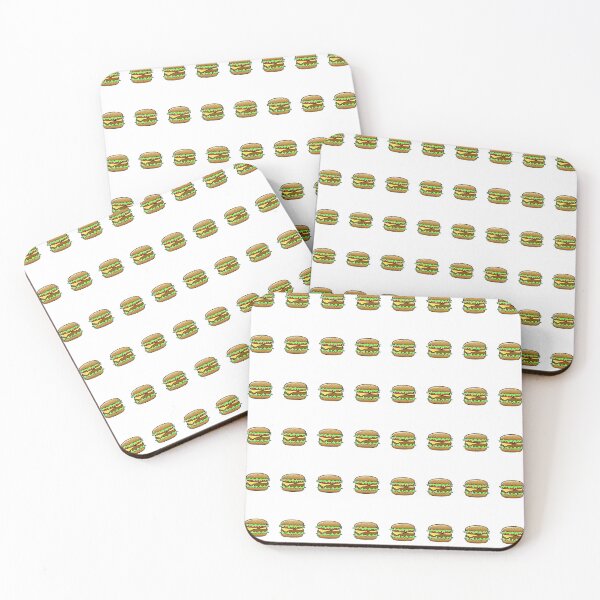 Item preview, Burger Illustration Repeat Pattern designed and sold by Adam Regester.