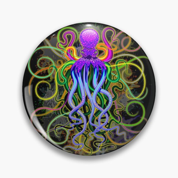 Artikelvorschau, Oktopus psychedelische Lumineszenz entworfen und verkauft von BluedarkArt.