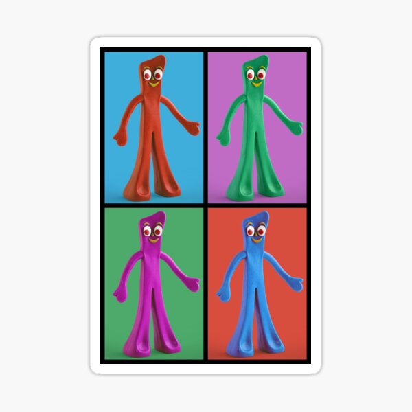 All the Gumby Sticker