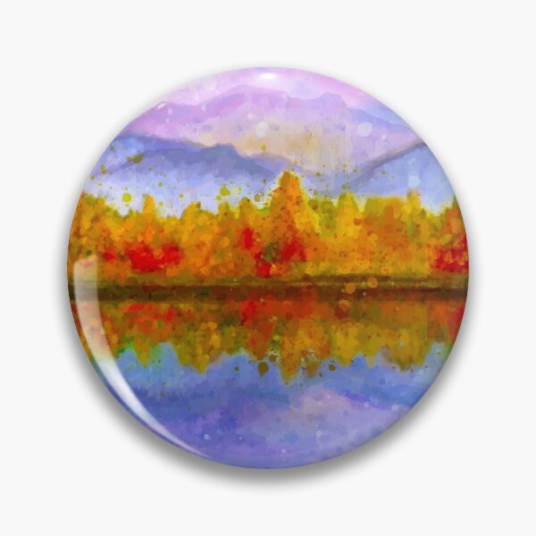 Item preview, Autumn's Reflection on the Lake designed and sold by Makanahele.