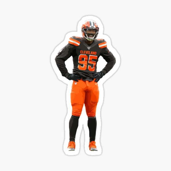 myles garrett Sticker for Sale by katelyngonos