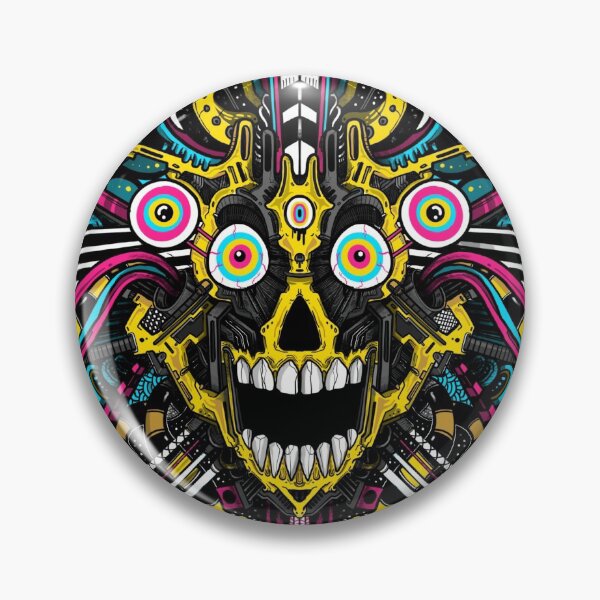Colourful Craziness Pin