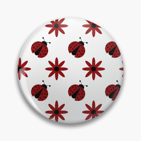 Item preview, cute ladybug red flower designed and sold by kristinedesigns.