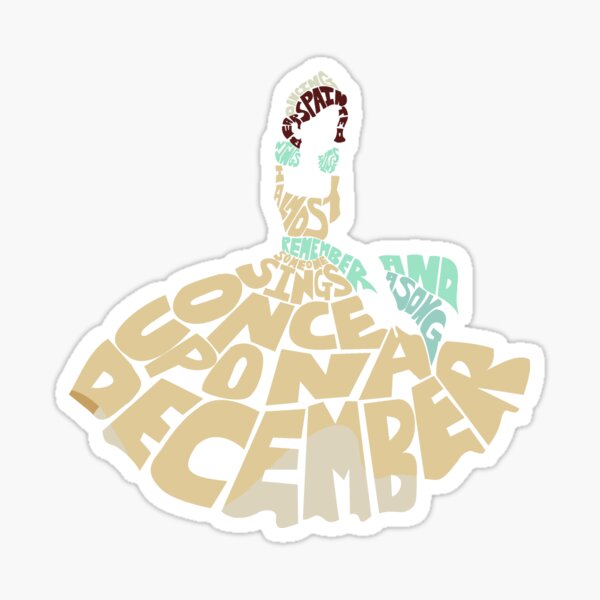 Once upon a december Sticker