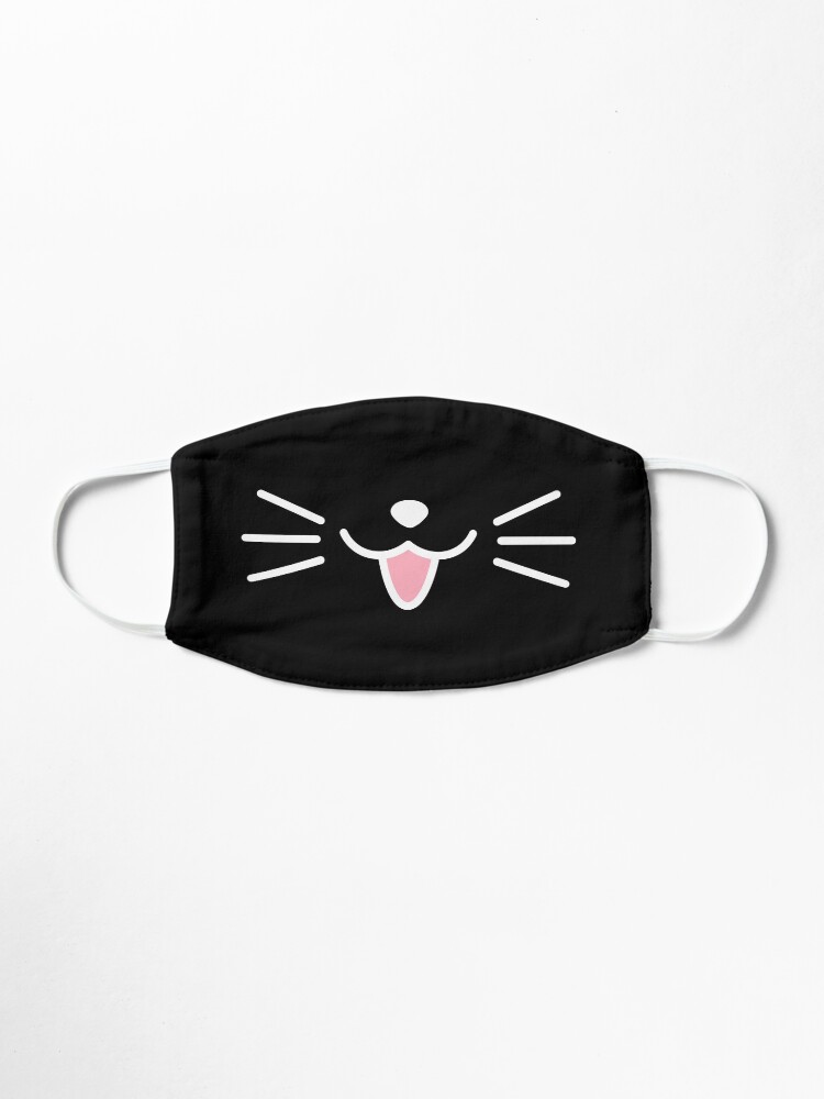 Vista alternativa de Mascarilla Kitty cat sonrisa negro