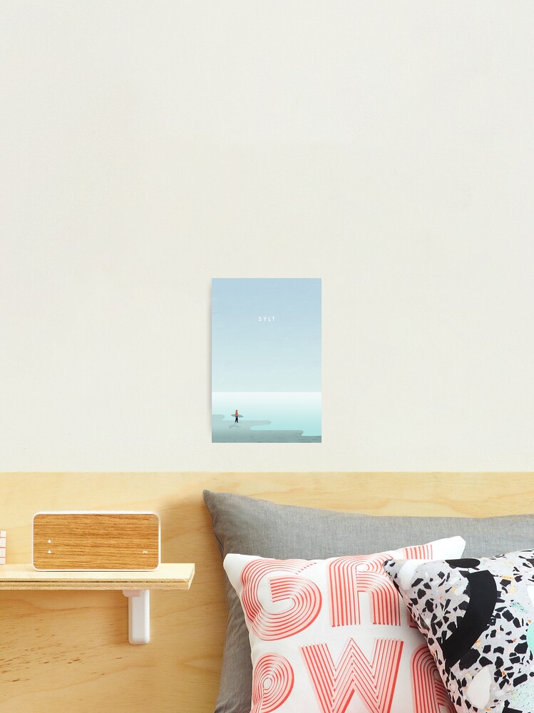 Thumbnail 1 of 3, Photographic Print, Sylt Travel Poster designed and sold by katinkareinke.