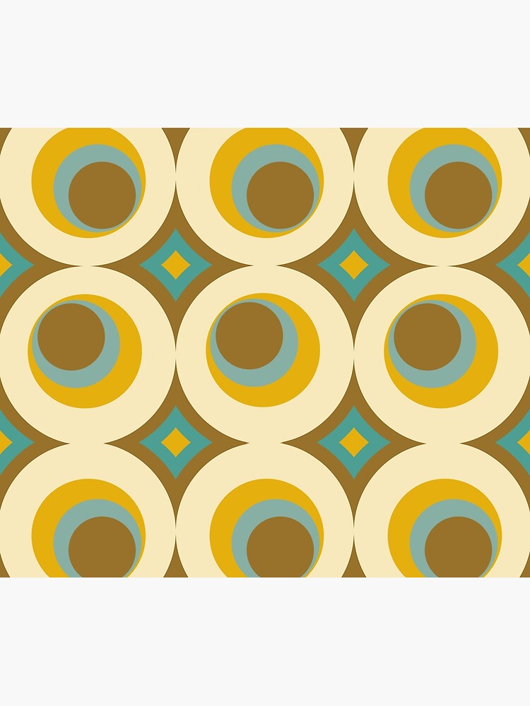 Thumbnail 2 of 2, Duvet Cover, Mid-Century Modern Moonrise designed and sold by MonstersMashU.