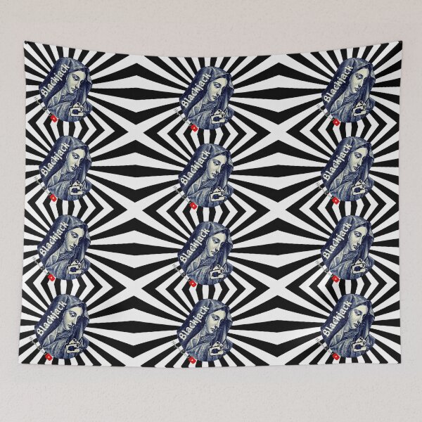 Aperçu de l'œuvre Mary Blackjack (noir bleu) créée et vendue par Hogand2cent.