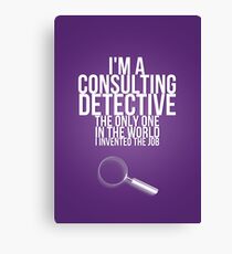 The Only Consulting Detective Canvas Print