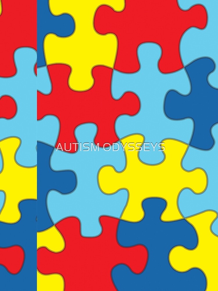 OS Womens LuLaRoe Leggings Autism Awareness Puzzle - Depop