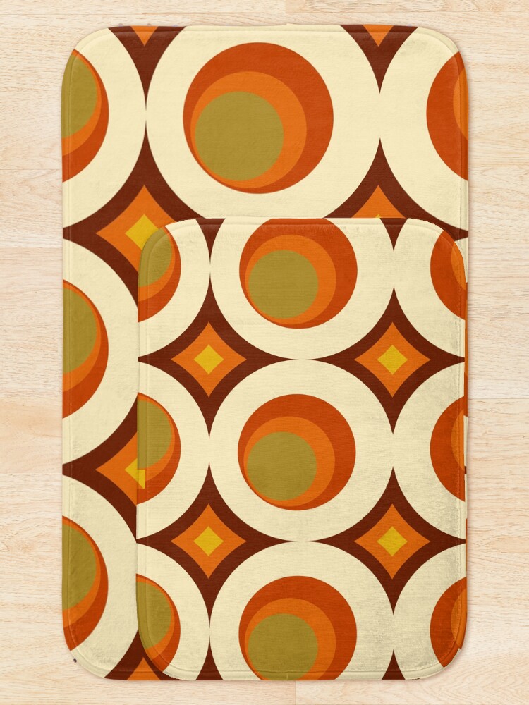 Alternate view of Mid-Century Modern 70s Bath Mat