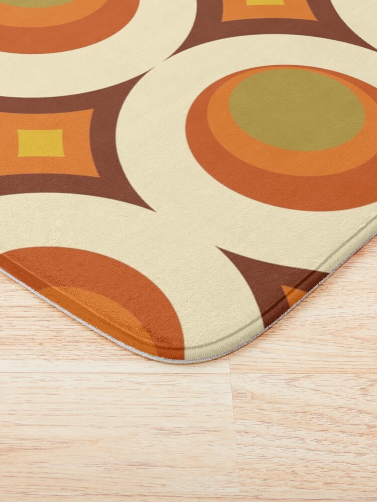 Alternate view of Mid-Century Modern 70s Bath Mat