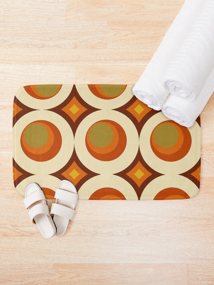 Alternate view of Mid-Century Modern 70s Bath Mat